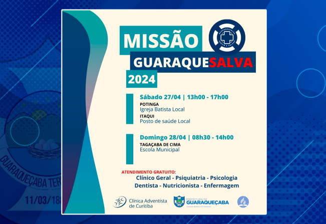 Saúde - Missão GUARAQUESALVA 2024