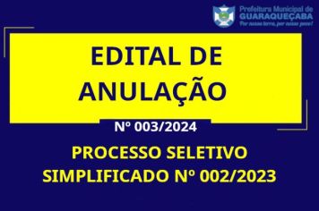 PROCESSO SELETIVO SIMPLIFICADO Nº 002/2023