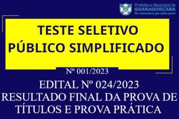 EDITAL Nº 024/2023