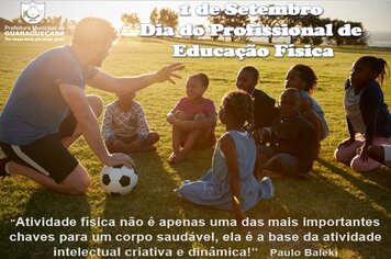 1 de setembro, dia do profissional de educação física