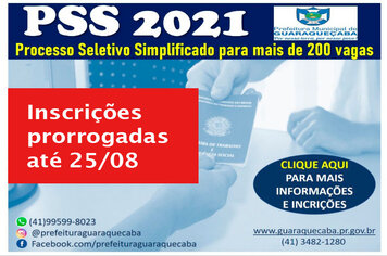 Prefeitura de Guaraqueçaba abre processo seletivo simplificado para mais de 200 vagas de emprego