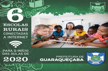 ESCOLAS RURAIS DO MUNICÍPIO PASSAM A TER INTERNET