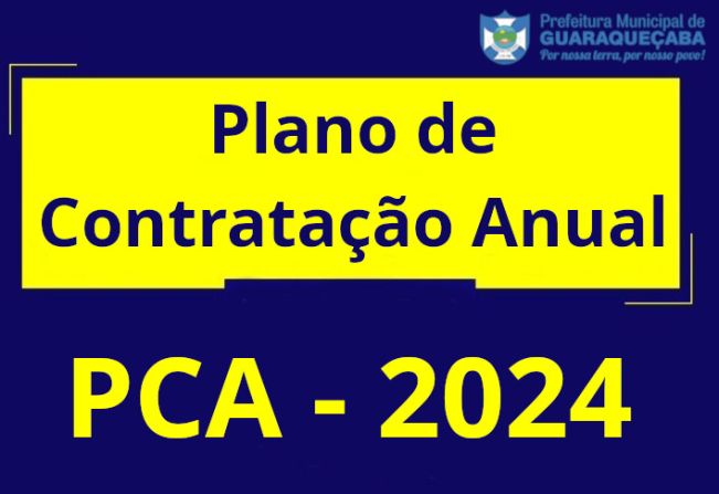 PLANO DE CONTRATAÇÃO ANUAL