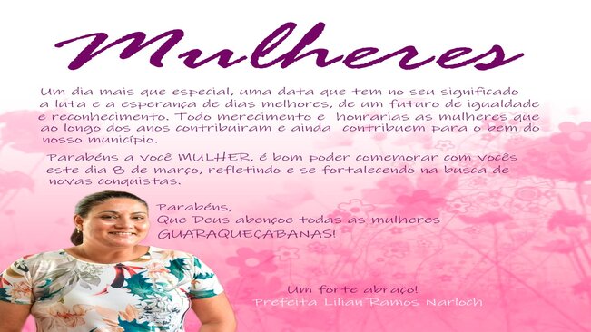 Dia internacional da Mulher