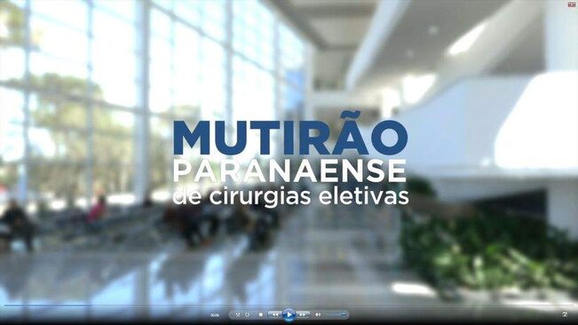 Mutirão paranaense de cirurgias eletivas: Oftalmologia