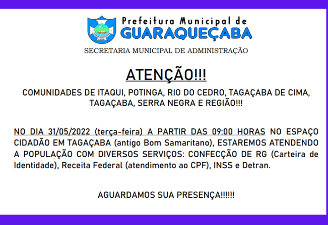 COMUNICADO