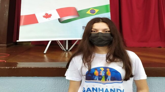 Aluna de Guaraqueçaba Conquista 7 lugar no Programa Ganhando o Mundo