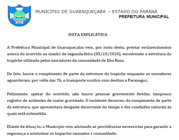Nota explicativa